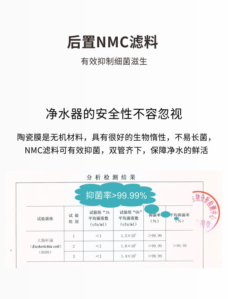 凈易重力凈水桶濾料盒內(nèi)裝NMC濾料有效抑制細(xì)菌滋生